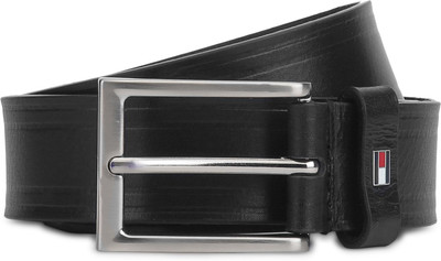

Tommy Hilfiger Men Black Genuine Leather Belt