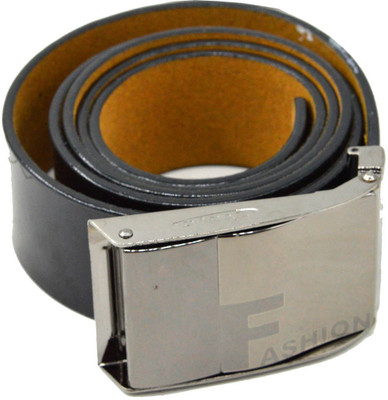 

Faynci Men Casual Black Artificial Leather Belt, Fashion printed quality leather belt for boys and mens casual & formal