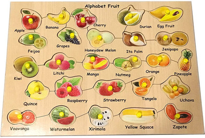 MOJOPANDA Fruit Identification Board Game Educational Board Games Board Game MOJOPANDA Fruit Identification Board Game Educational Board Games Board Game
