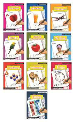 Wipe-Clean Writing Books (Set of 10 Books)(English, Paperback, Maple Press)