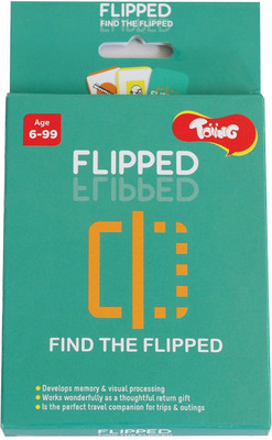 

Toiing Flipped Educational Card Games for Kids(Multicolor)