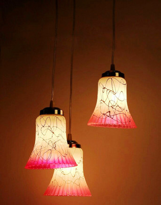 VAGalleryKing 3_Lamp New Decorative Home & Villa Pendant Lamp Ceiling Lamp(Pink)