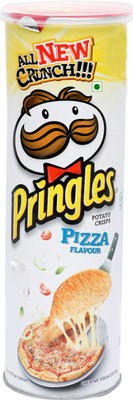 Pringles Pizza Flavour Potato Chips(107 g)
