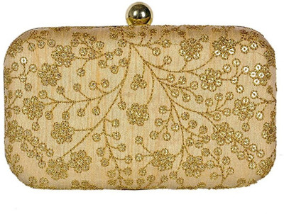 

TOOBA HANDICRAFT Casual Beige Clutch