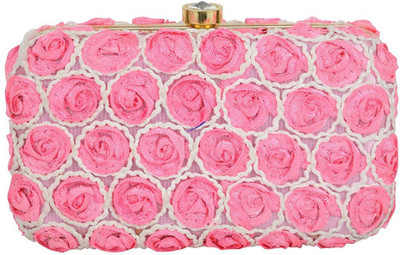 TOOBA HANDICRAFT Casual Pink Clutch