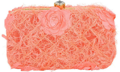 

TOOBA HANDICRAFT Casual Red Clutch