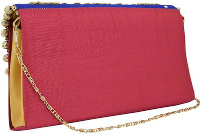 

TOOBA HANDICRAFT Casual Blue Clutch