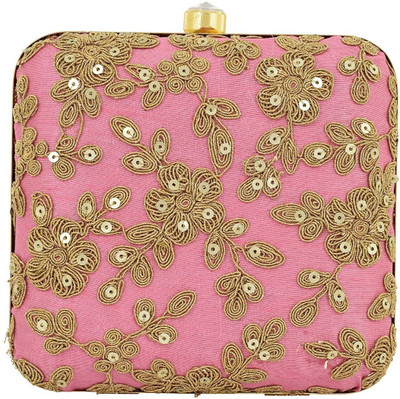 

TOOBA HANDICRAFT Casual Pink Clutch