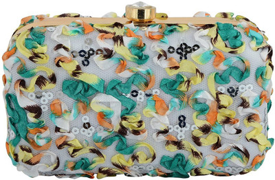 

TOOBA HANDICRAFT Casual Multicolor Clutch