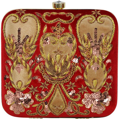 

TOOBA HANDICRAFT Casual Multicolor Clutch