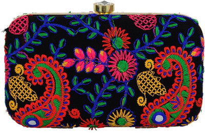 

TOOBA HANDICRAFT Casual Multicolor Clutch