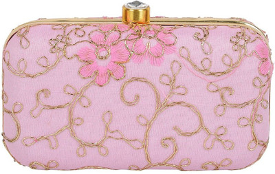 

TOOBA HANDICRAFT Casual Pink Clutch