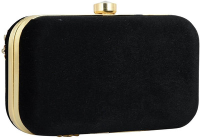 

TOOBA HANDICRAFT Casual Black Clutch