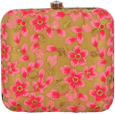 

TOOBA HANDICRAFT Casual Pink Clutch