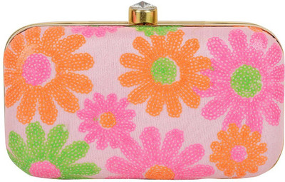 

TOOBA HANDICRAFT Casual Multicolor Clutch