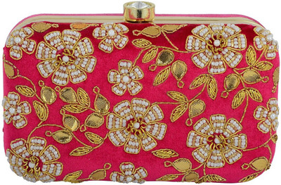

TOOBA HANDICRAFT Casual Gold Clutch