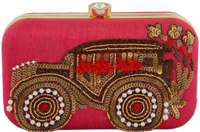 

TOOBA HANDICRAFT Casual Multicolor Clutch