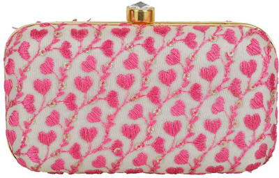 

TOOBA HANDICRAFT Casual Red Clutch