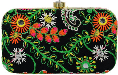 

TOOBA HANDICRAFT Casual Multicolor Clutch