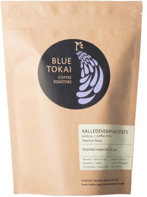 

Blue Tokai Coffee Roasters Kalledeverapura (Pulp Sun Dried) Estate (Medium Roast) Coffee Beans (Coffee Filter) Roast & Ground Coffee 250 g(Chocolate Flavoured)