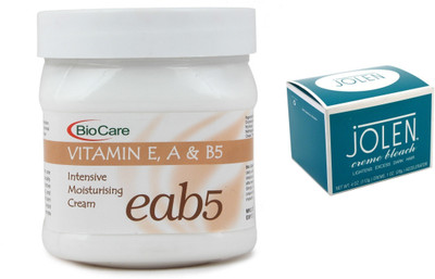 

Biocare Vitamin E, A & B5 Cream 500ml and Jolen Crème Bleach 18g(Set of 2)
