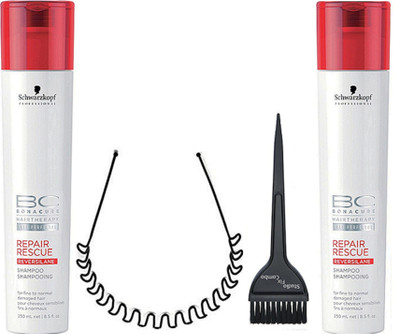 

Studio Fix Combo Hair Brush & BC Bonacure Repair Rescue Shampoo 2 Of Schwarzkopf With Hair Band(Set of 4)