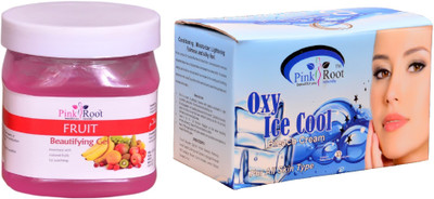 

Pink Root Oxy Ice Cool Bleach 250gm and Fruit Gel 500ml(Set of 2)