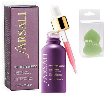 

Studio Fix Combo Sponge Blender Puff&Farsali Unicorn Essence Face Serum(Set of 2)
