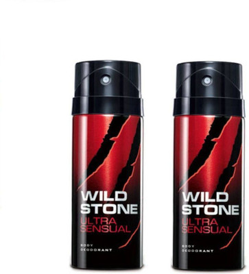 

Wild Stone ULTRA SENSUAL Body Spray - For Men(300 ml, Pack of 2)