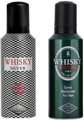 

WHISKEY DOUBLE & ORIGIN Body Spray - For Men(300 ml, Pack of 2)
