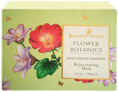 

Shahnaz Husain Flower Botanics HollyHock-Saffron Rejuvenating Mask(100 g)
