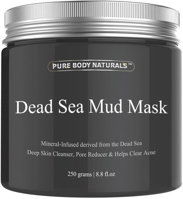 

Pure Body Naturals Body Naturals 250G/ 8.8 Fl. Oz. - Dead Sea Mud Mask Best For Facial Treatment, Minimizes Pores, Reduces Wrinkles, And Improves Overall Complexion - Dead Sea Minerals Help To Pull Toxins Out Of The Skin(250 g)