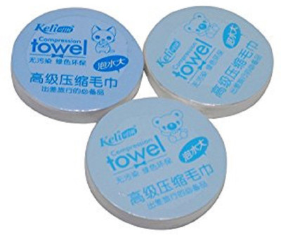 

Prime Disposable Compressed Tablet Tissue Papers For Face Care Face Cleaning Wipes Mini Cotton Hand Towel Tissue(Pack of 3)