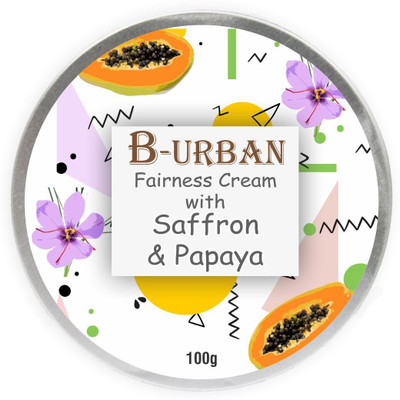 

SALVIA B-URBAN Saffron And Papaya Fairness Cream Paraben and Sulphate Free Natural Skin Care Cream For Radiant And Glowing Skin(100 g)