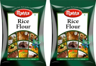 

Manna Rice Flour(1000 g, Pack of 2)