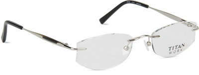 Titan Rimless Oval Frame(119 mm