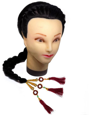 

Prime Amritsari Hair Parandi For Girls Stylish For Weeding And Party Braid Extension(Black)