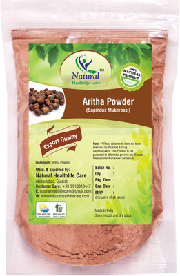 

Natural Healthlife Care 100% Natural Aritha Powder (SAPINDUS MUKOROSSI)(227 g)