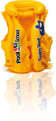 

Toyshine Pool School Deluxe Swim Vest Inflatable Pool Accessory(Multicolor)