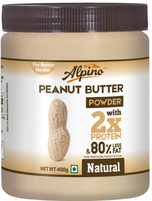ALPINO Natural Peanut Butter Powder Unsweetened 400 g