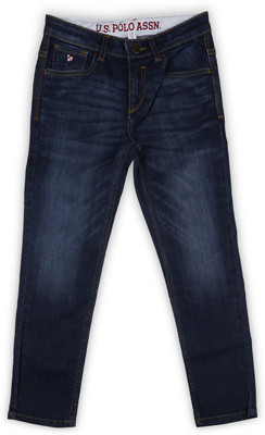 

US Polo Kids Regular Boys Blue Jeans, Me. blue