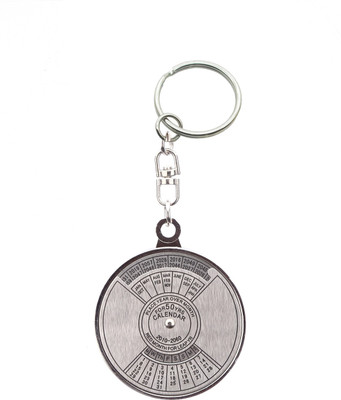 

Confident Date Perpetual with Calendar up-to 50 Years Key Chain(Silver)
