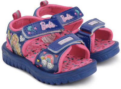 

Barbie Girls Velcro Sports Sandals(Blue