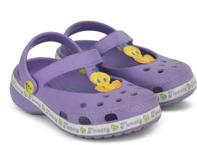 

Tweety Boys & Girls Sling Back Clogs(Purple