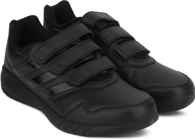 

ADIDAS Boys & Girls Velcro Running Shoes(Black, Cblack/cblack/dgsogr