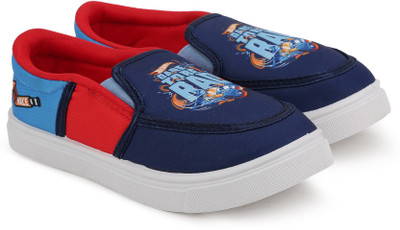 

Hot Wheels Boys Slip on Sneakers(Blue, Royal blue
