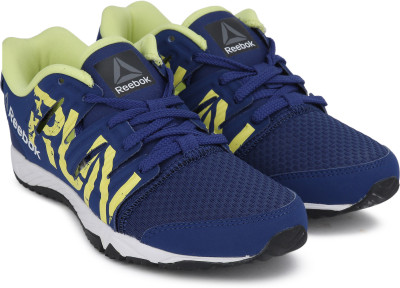 

REEBOK Boys Lace Running Shoes(Blue, Cobalt/green/pewter/wht
