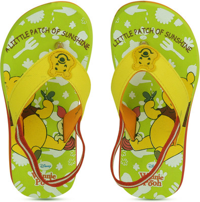 

Disney Boys Slip On Slipper Flip Flop(Green, Yellow
