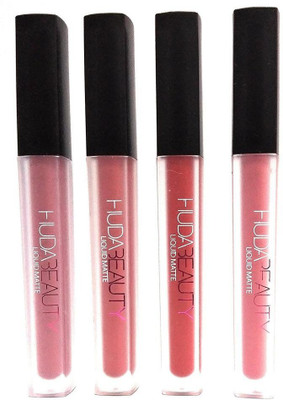 

Huda Beauty Liquid Matte Lipstick Set of 4(Multicolor)