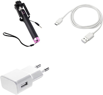 DAKRON Wall Charger Accessory Combo for Nubia Z17 Lite(White)